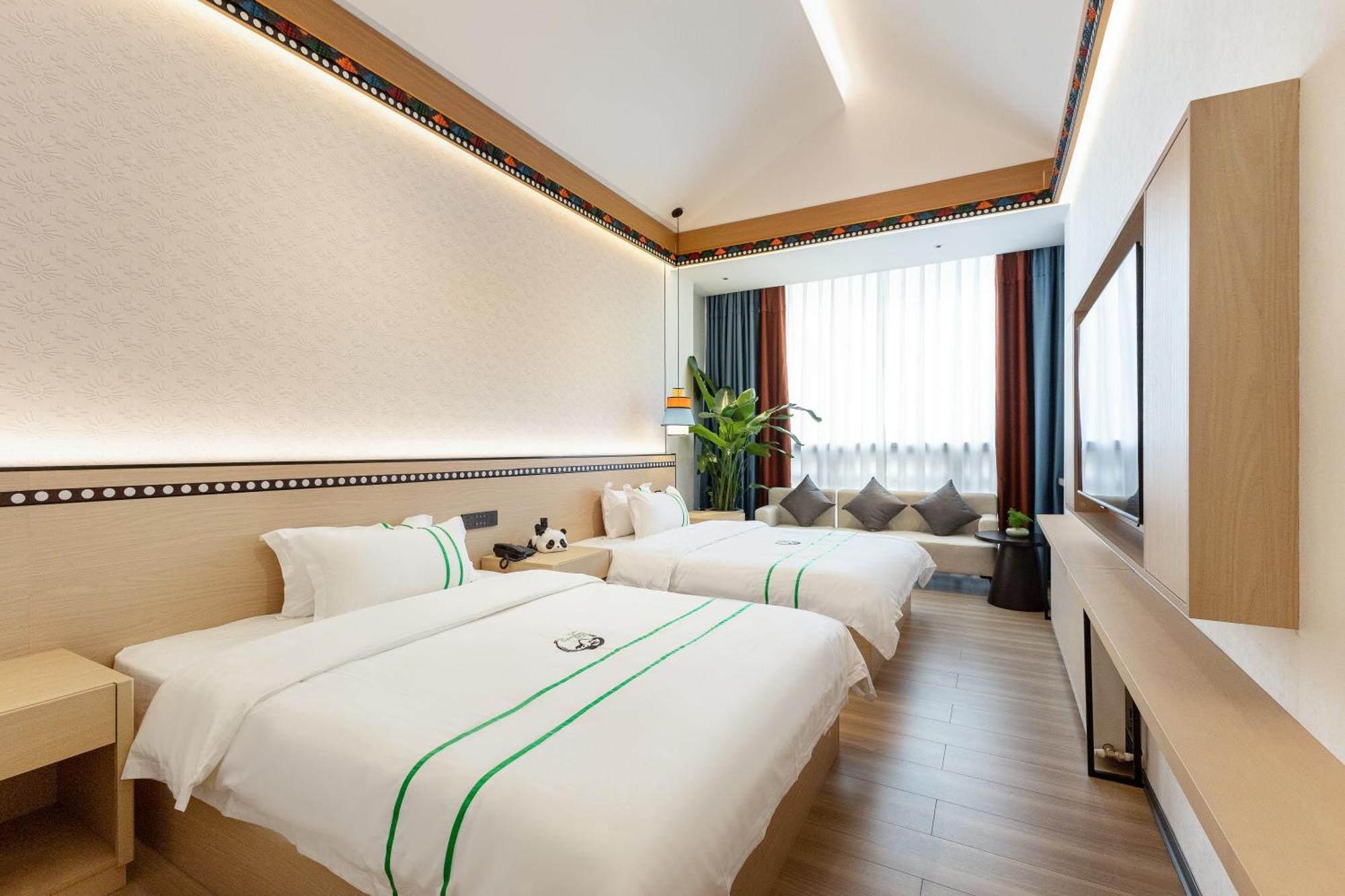 Xishu Garden Inn - Travel Agency Service - Car Rent Service - English Speaking Chengdu Luaran gambar
